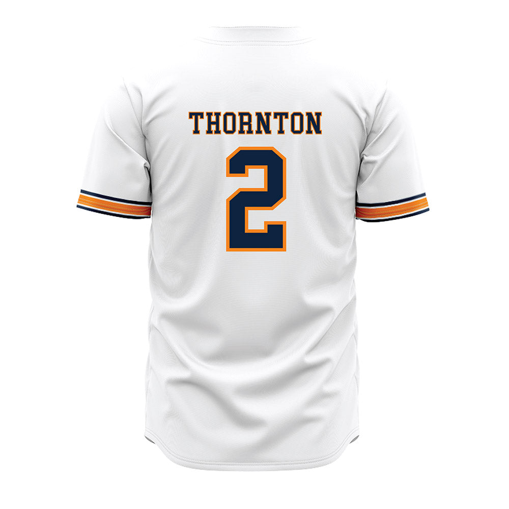 UT Martin - NCAA Baseball : Quincy Thornton - White Jersey-1