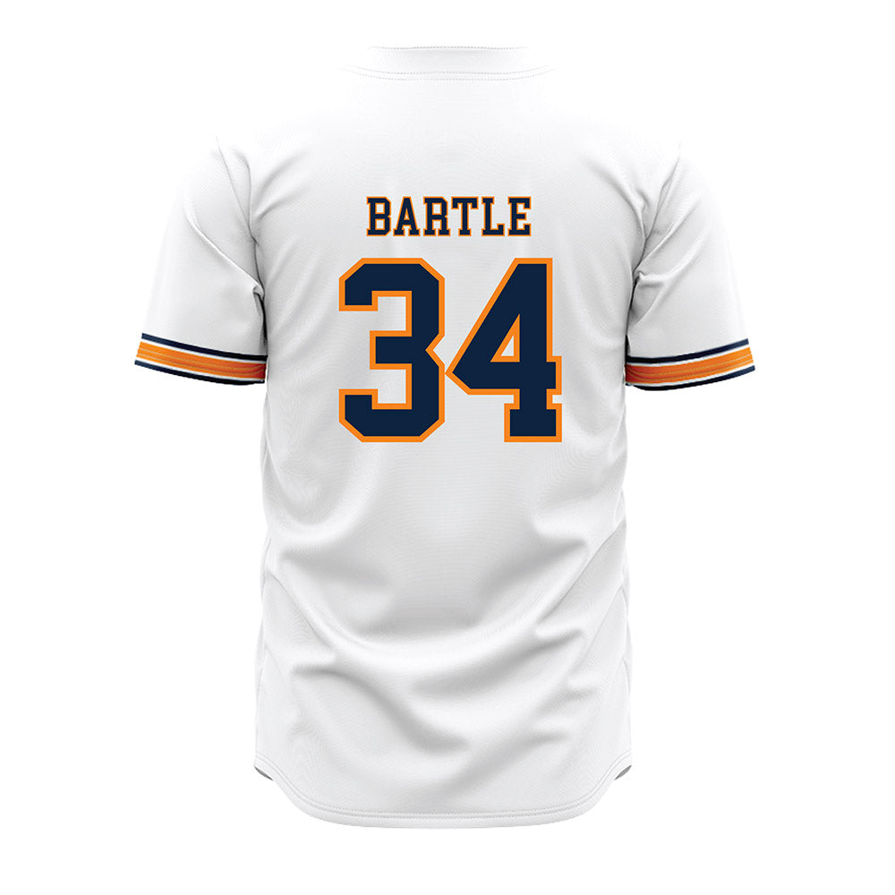 UT Martin - NCAA Baseball : Jeb Bartle - White Jersey-1