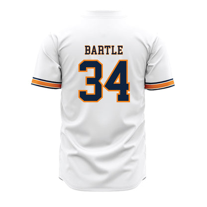 UT Martin - NCAA Baseball : Jeb Bartle - White Jersey-1