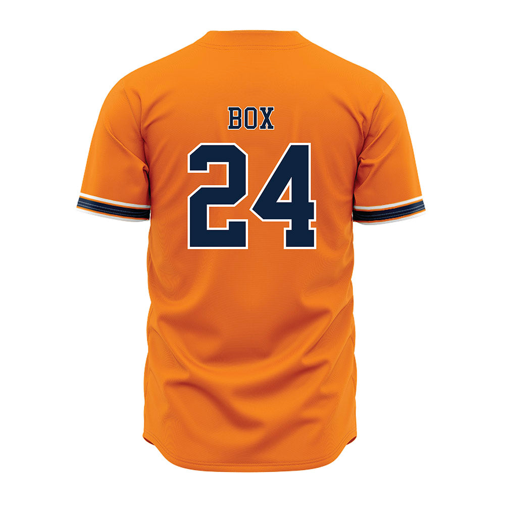 UT Martin - NCAA Baseball : Cullen Box - Orange Jersey-1