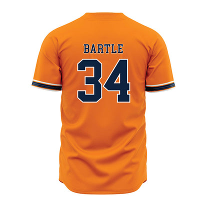 UT Martin - NCAA Baseball : Jeb Bartle - Orange Jersey-1