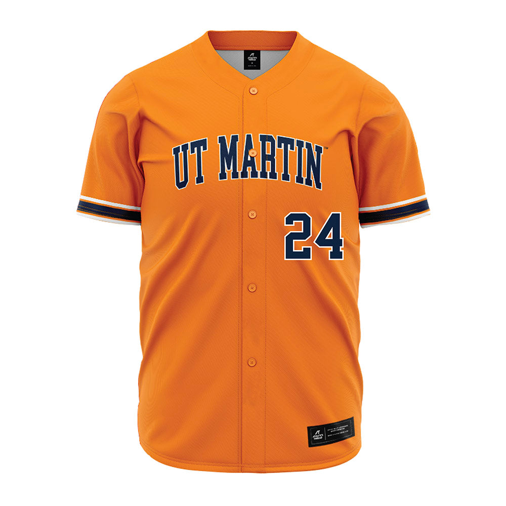 UT Martin - NCAA Baseball : Cullen Box - Orange Jersey-0