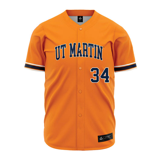 UT Martin - NCAA Baseball : Gabe Bryant - Orange Jersey-0