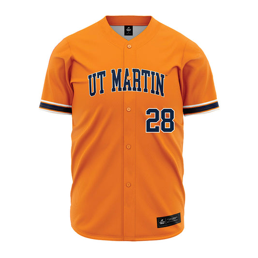 UT Martin - NCAA Baseball : Eli Dale - Orange Jersey-0