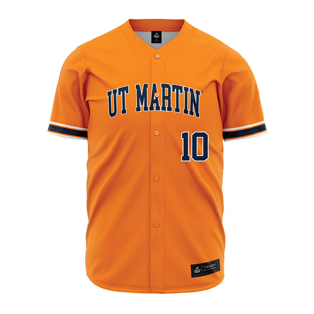 UT Martin - NCAA Baseball : Brody Capps - Orange Jersey-0