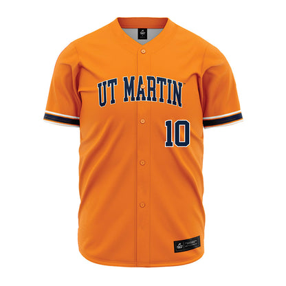 UT Martin - NCAA Baseball : Brody Capps - Orange Jersey-0