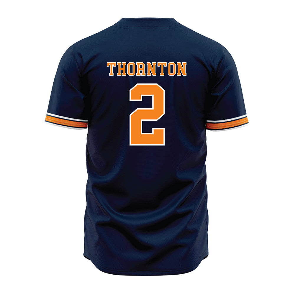 UT Martin - NCAA Baseball : Quincy Thornton - Blue Jersey-1