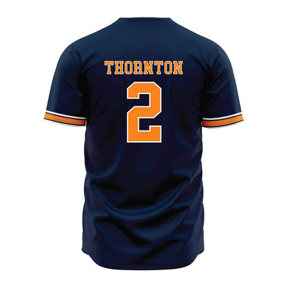 UT Martin - NCAA Baseball : Quincy Thornton - Blue Jersey-1