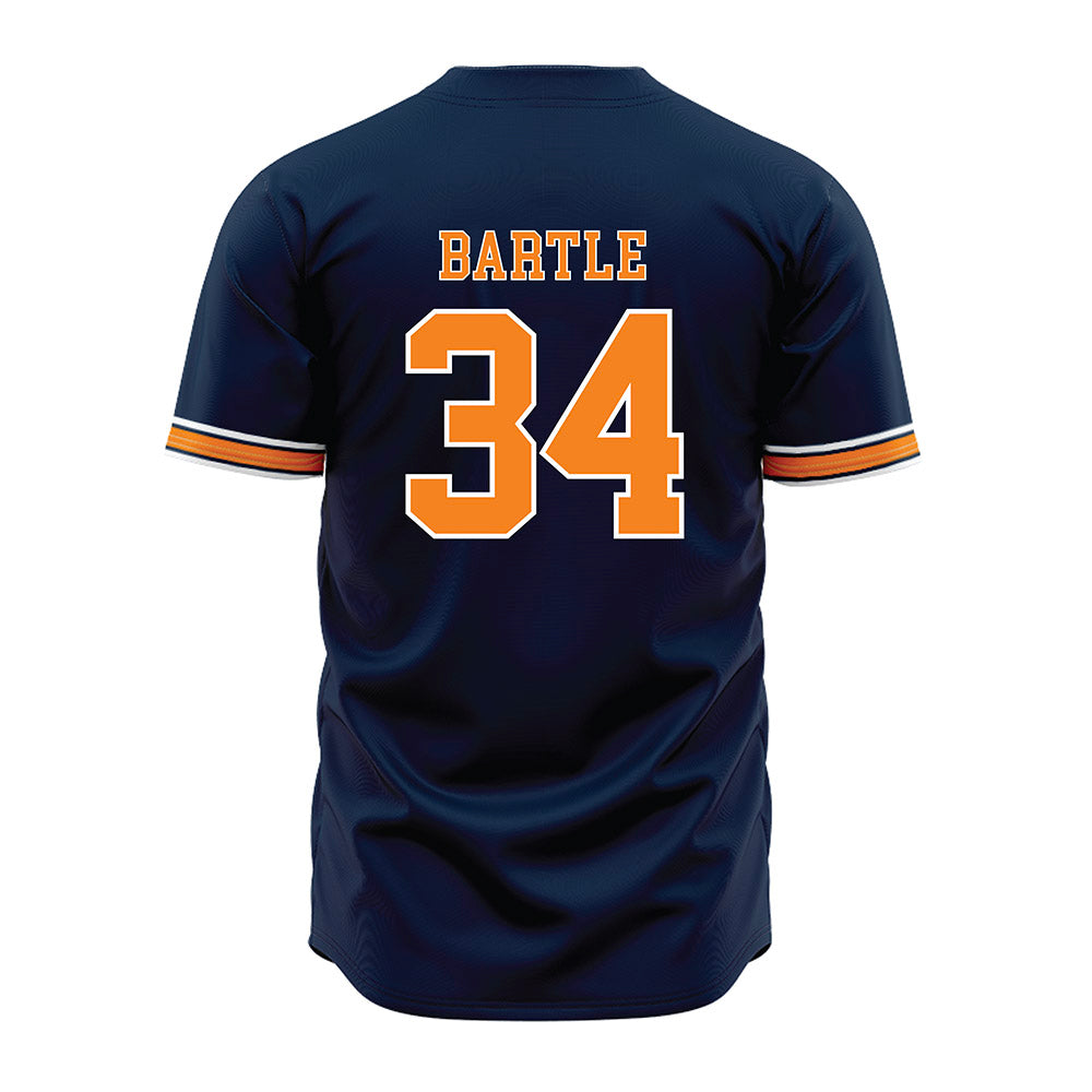 UT Martin - NCAA Baseball : Jeb Bartle - Blue Jersey-1