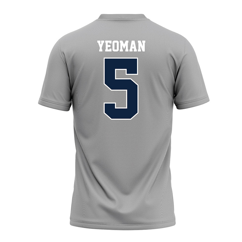 UT Martin - NCAA Football : Corey Yeoman - Grey Football Jersey-1