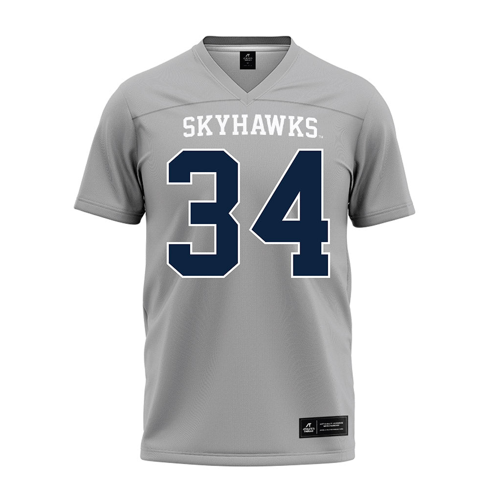 UT Martin - NCAA Baseball : Jeb Bartle - Grey Football Jersey-0