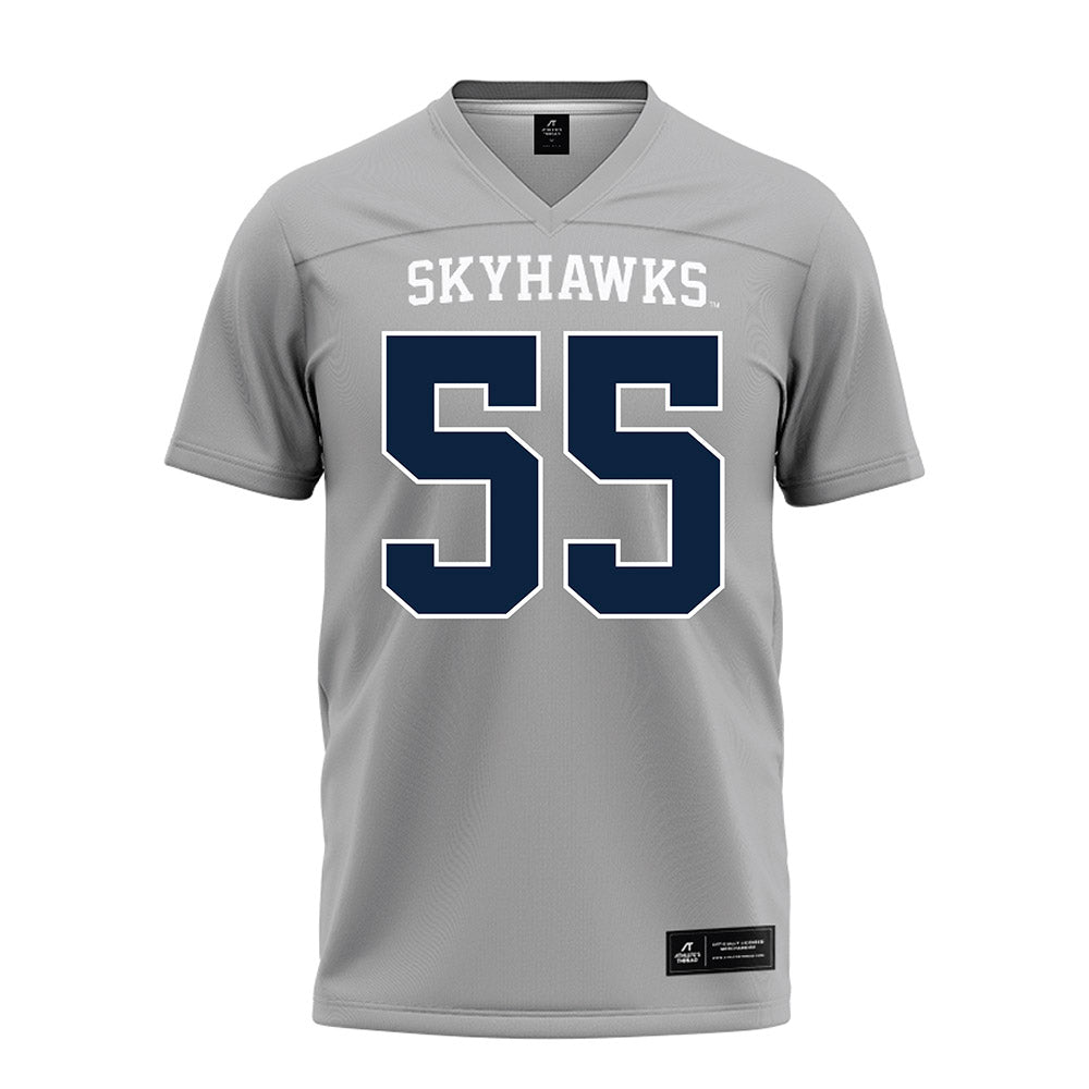 UT Martin - NCAA Baseball : Zachary Wager - Grey Football Jersey-0