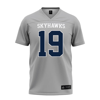 UT Martin - NCAA Baseball : Jacob Sitton - Grey Football Jersey-0