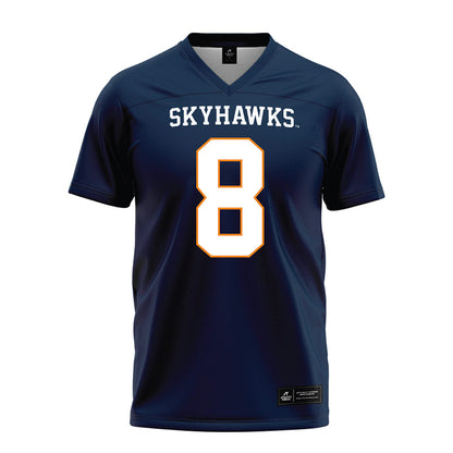 UT Martin - NCAA Football : Jase Bauer - Blue Football Jersey-0
