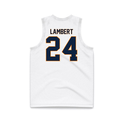 UT Martin - NCAA Women's Basketball : Mikayla Lambert - White Basketball Jersey-1