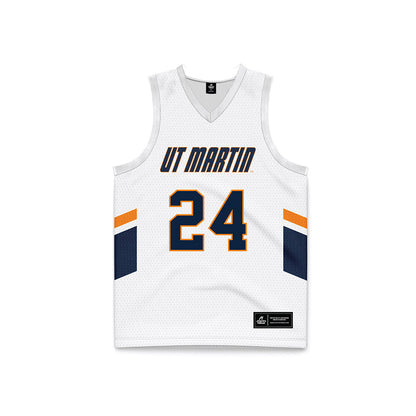 UT Martin - NCAA Women's Basketball : Mikayla Lambert - White Basketball Jersey-0