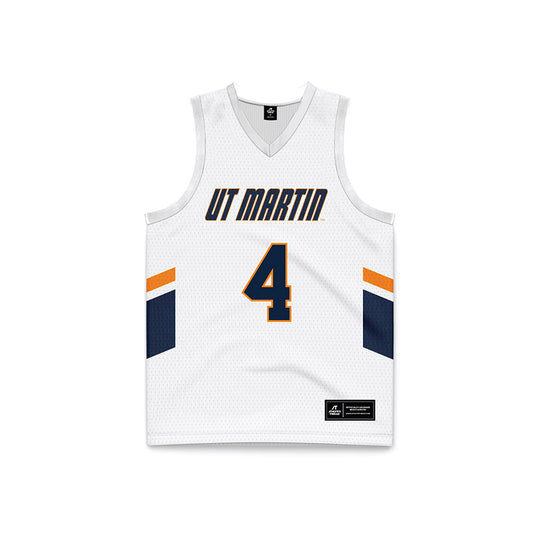 UT Martin - NCAA Women's Basketball : Kennedy Horton - White Basketball Jersey-0