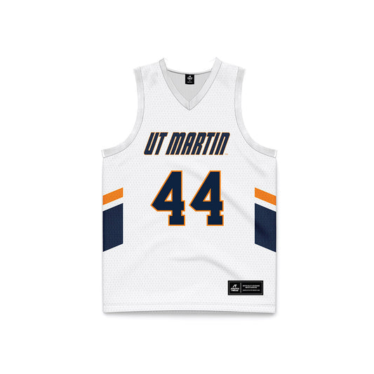 UT Martin - NCAA Women's Basketball : Kenley McCarn - White Basketball Jersey-0