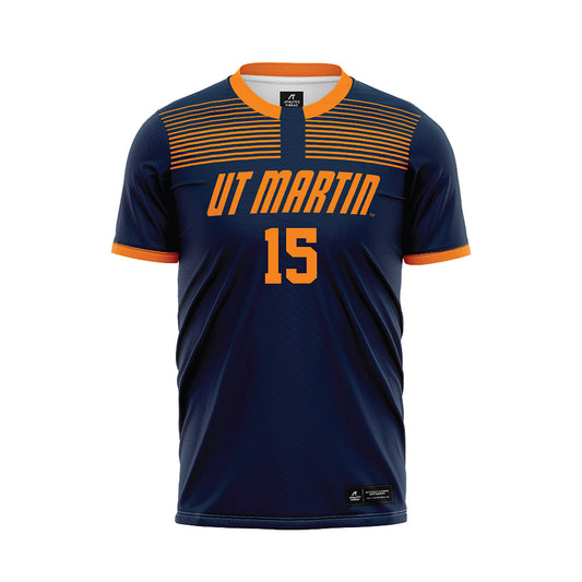 UT Martin - NCAA Women's Soccer : Allie Buchmann - Blue Soccer Jersey-0