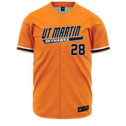 UT Martin - NCAA Softball : Jordyn Hustey - Orange Jersey-0