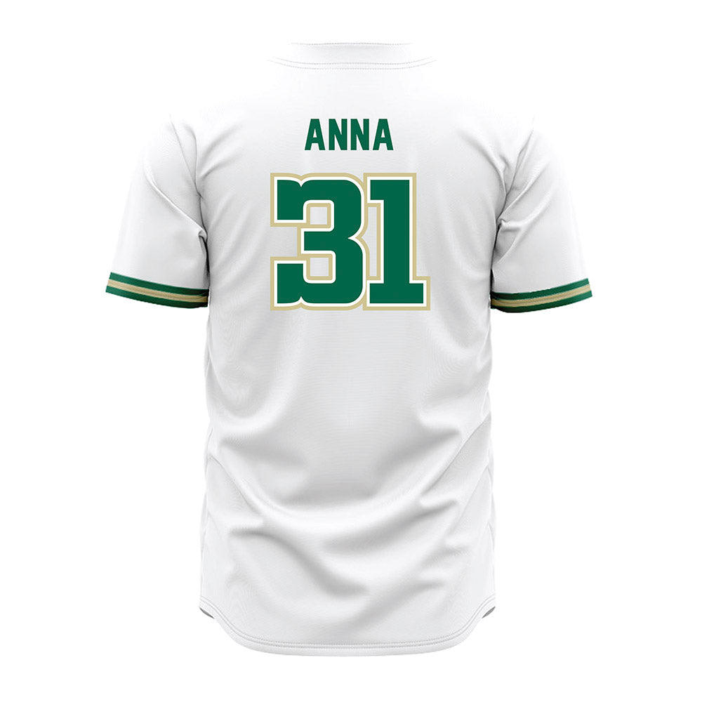 USF - NCAA Baseball : Nakni Anna - White Jersey-1