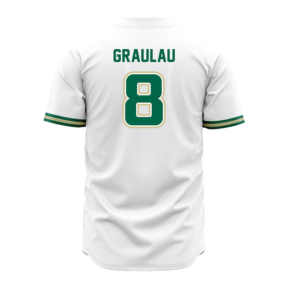 USF - NCAA Baseball : Gabe Graulau - White Jersey-1
