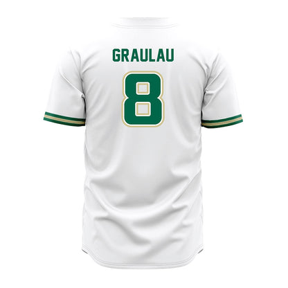 USF - NCAA Baseball : Gabe Graulau - White Jersey-1