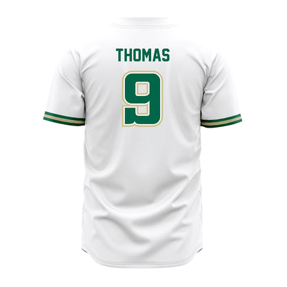 USF - NCAA Baseball : Eli Thomas - White Jersey-1