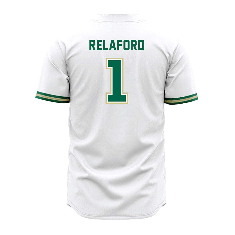 USF - NCAA Baseball : Jevin Relaford - White Jersey-1
