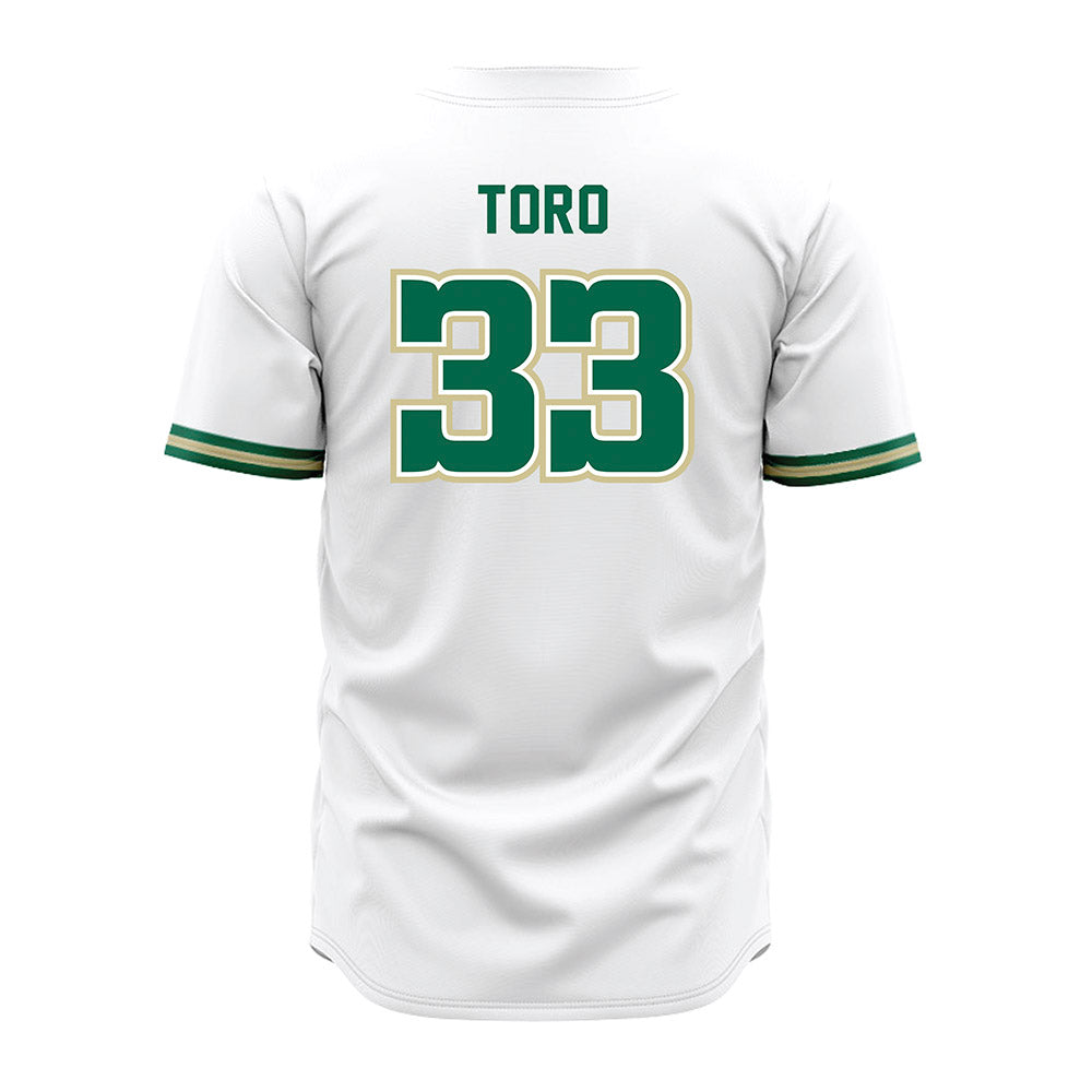 USF - NCAA Baseball : Brayden Toro - White Jersey