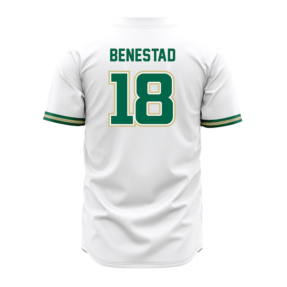 USF - NCAA Baseball : Niko Benestad - White Jersey-1