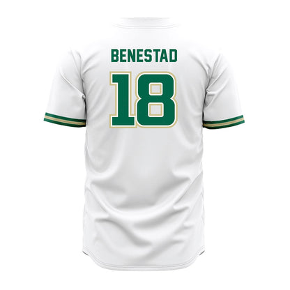 USF - NCAA Baseball : Niko Benestad - White Jersey-1