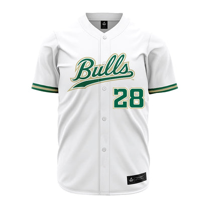 USF - NCAA Baseball : Matthew Buffington - White Jersey-0