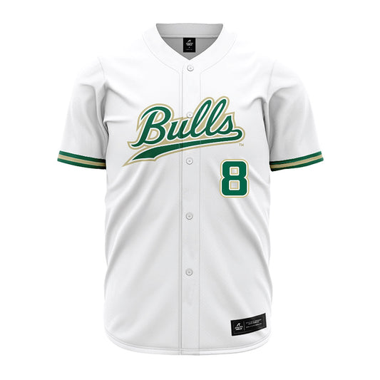 USF - NCAA Baseball : Gabe Graulau - White Jersey-0