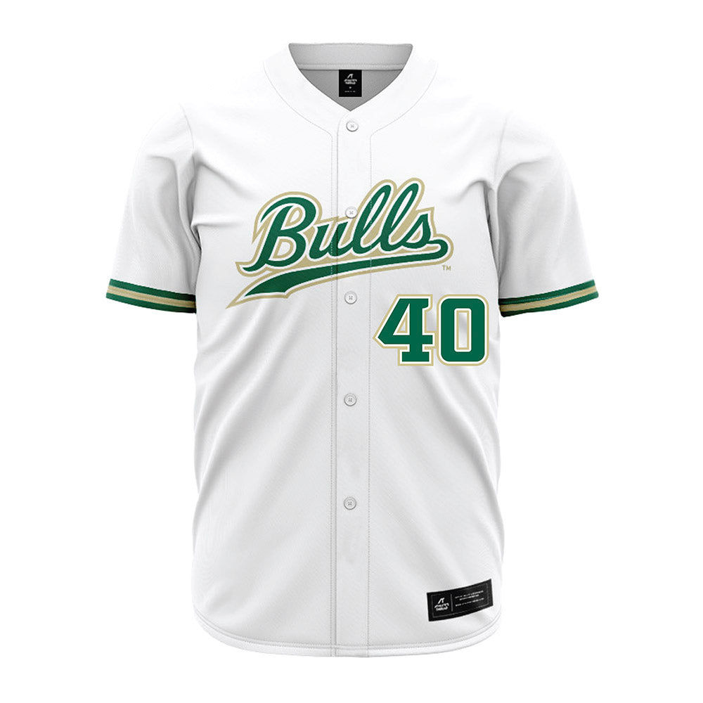 USF - NCAA Baseball : Brandon Keyster - White Jersey