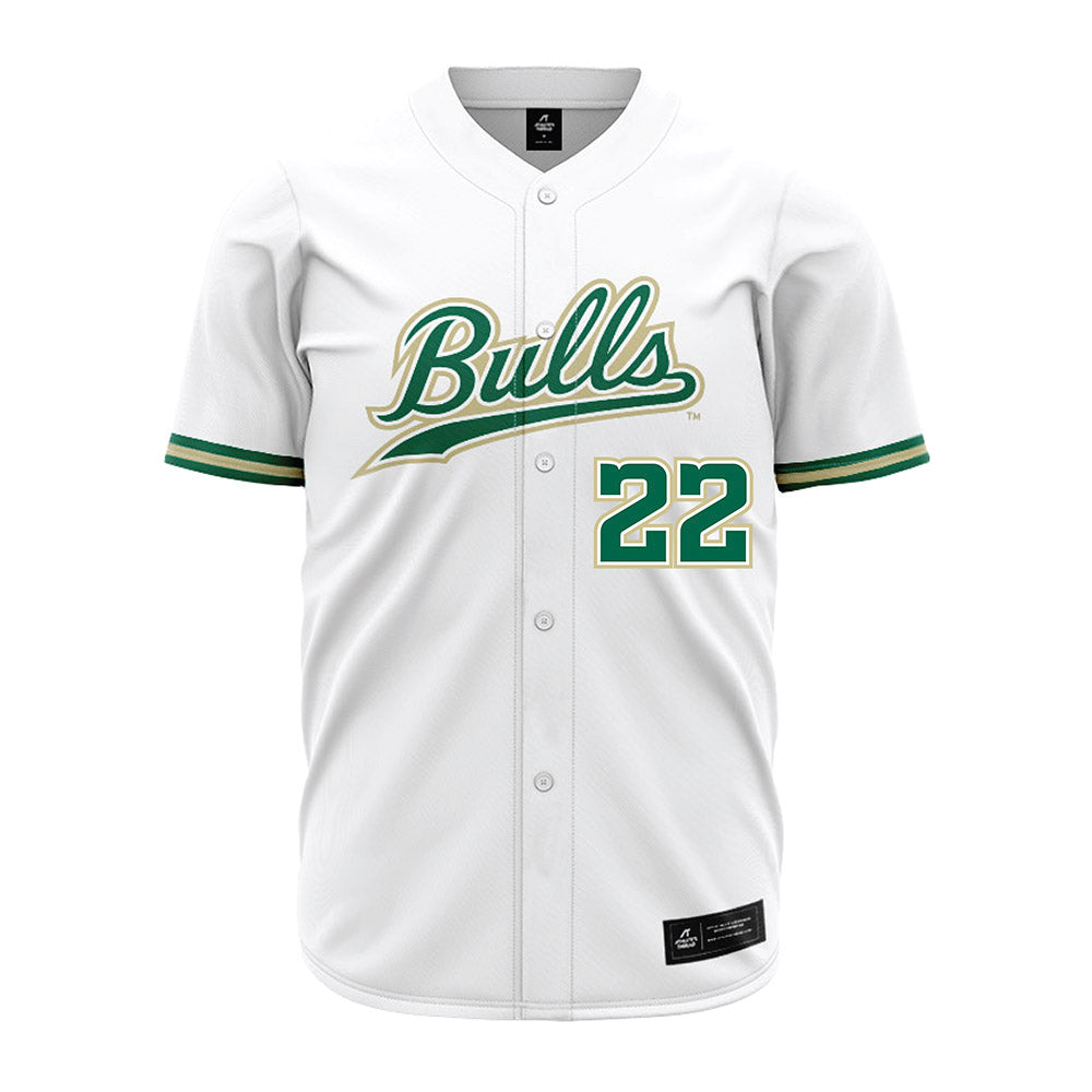 USF - NCAA Baseball : Jacob Green - White Jersey