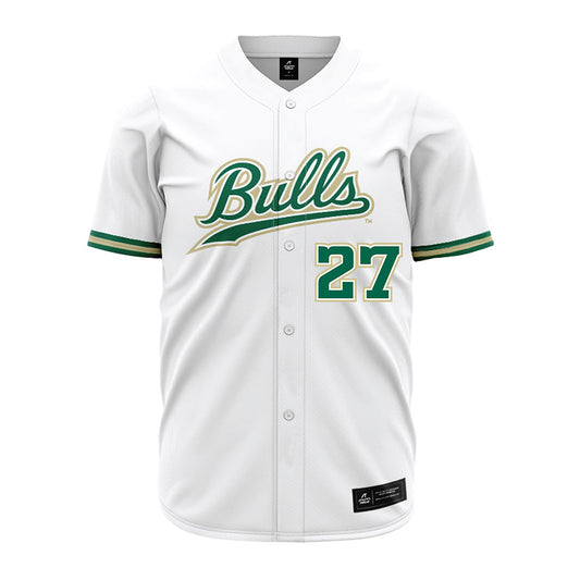 USF - NCAA Baseball : Ryan Pruitt - White Jersey