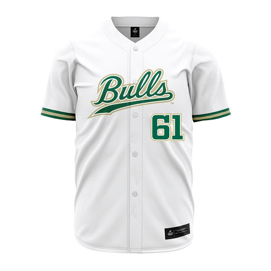 USF - NCAA Baseball : Matthew Counts - White Jersey-0