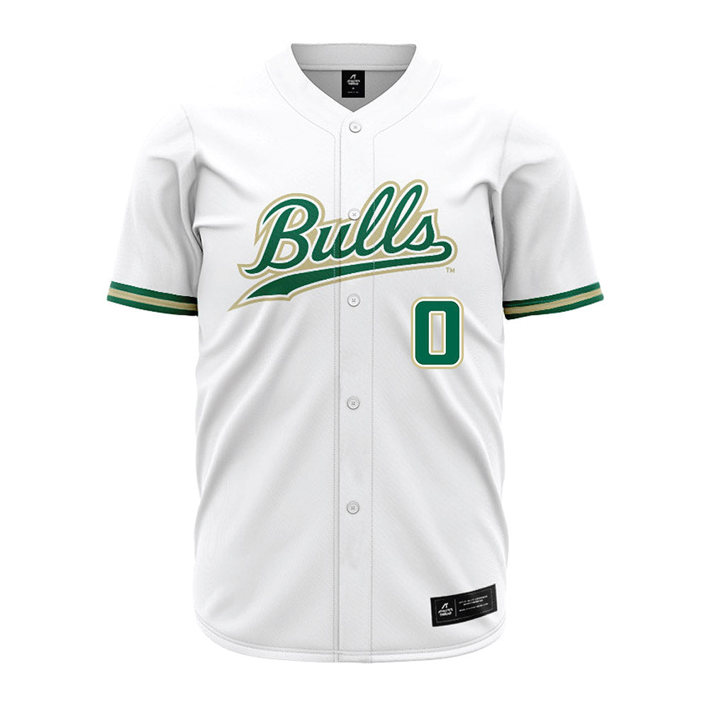 USF - NCAA Baseball : Carlos Jacome - White Jersey