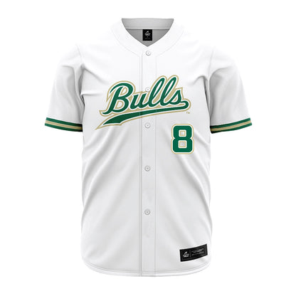 USF - NCAA Baseball : Boe Rodriguez - White Jersey