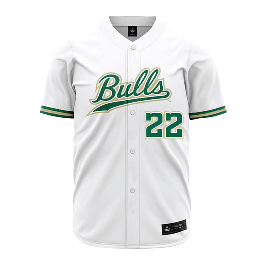 USF - NCAA Baseball : Ethan Sutton - White Jersey-0