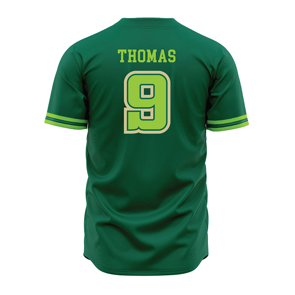 USF - NCAA Baseball : Eli Thomas - Green Jersey-1