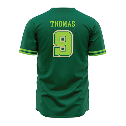 USF - NCAA Baseball : Eli Thomas - Green Jersey-1