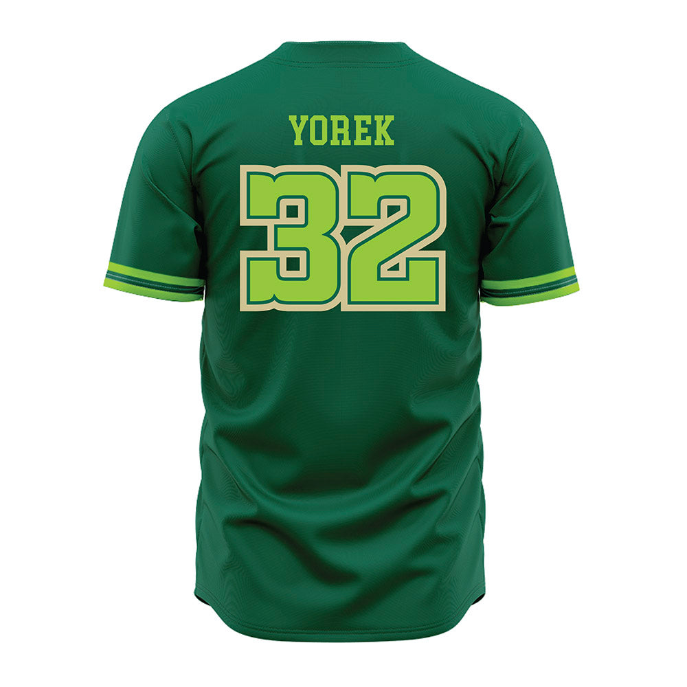 USF - NCAA Baseball : Landen Yorek - Green Jersey-1
