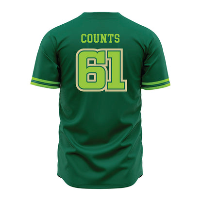 USF - NCAA Baseball : Matthew Counts - Green Jersey-1