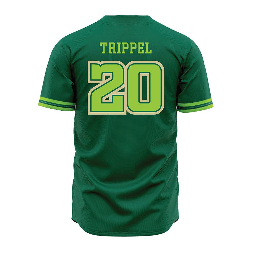 USF - NCAA Baseball : Lance Trippel - Green Jersey-1