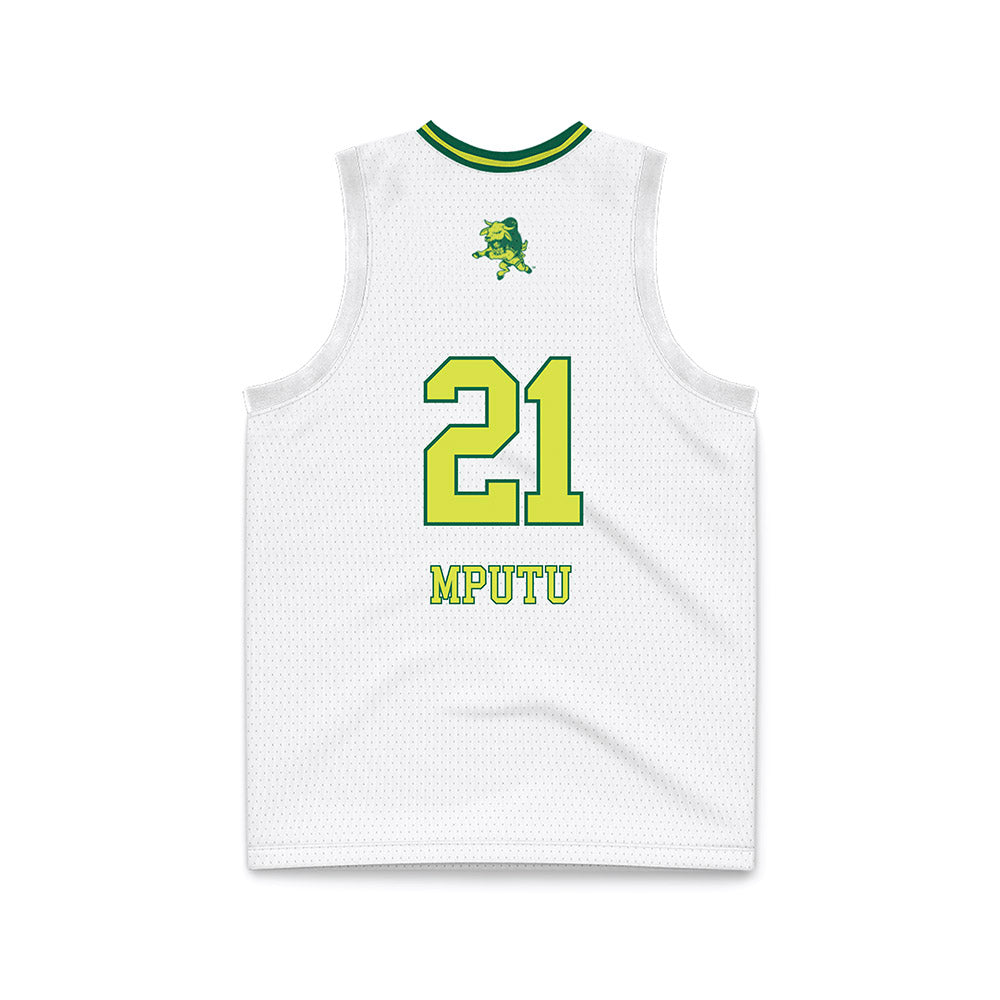 USF - NCAA Women's Basketball : Lor Mputu - White Basketball Jersey