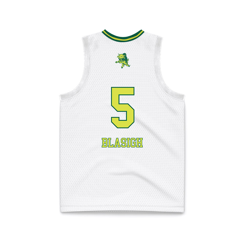 USF - NCAA Women's Basketball : Vittoria Blasigh - White Basketball Jersey-1