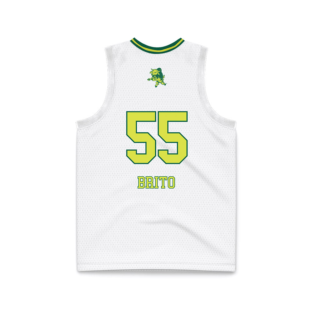 USF - NCAA Women's Basketball : Carla Brito - White Basketball Jersey-1