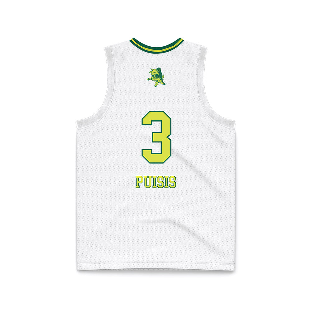 USF - NCAA Women's Basketball : Sammie Puisis - White Basketball Jersey-1